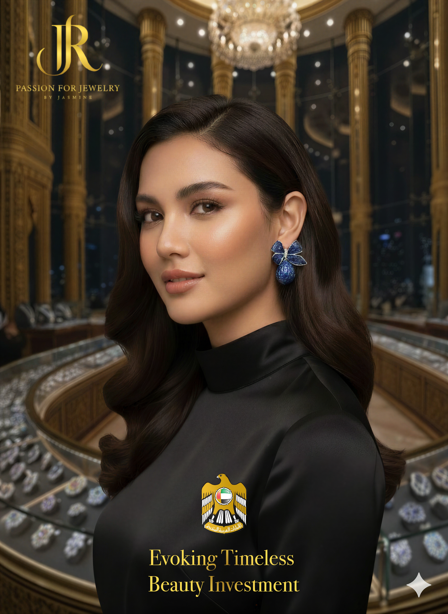 The Royal Ribbon Drop Earrings (Invisible Collection)