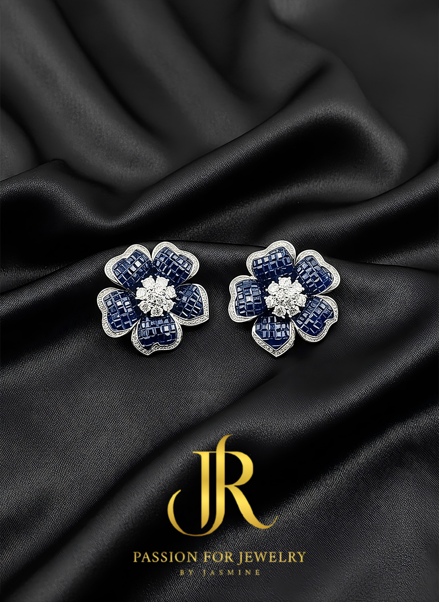 The Celestial Bloom Drop Earrings (Invisible Collection)