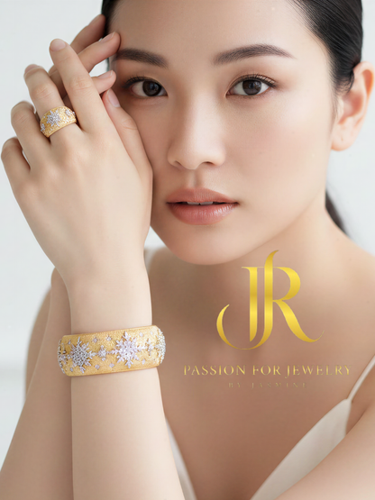 The Celestial Gold Cuff & Ring Set (Starlight Collection)