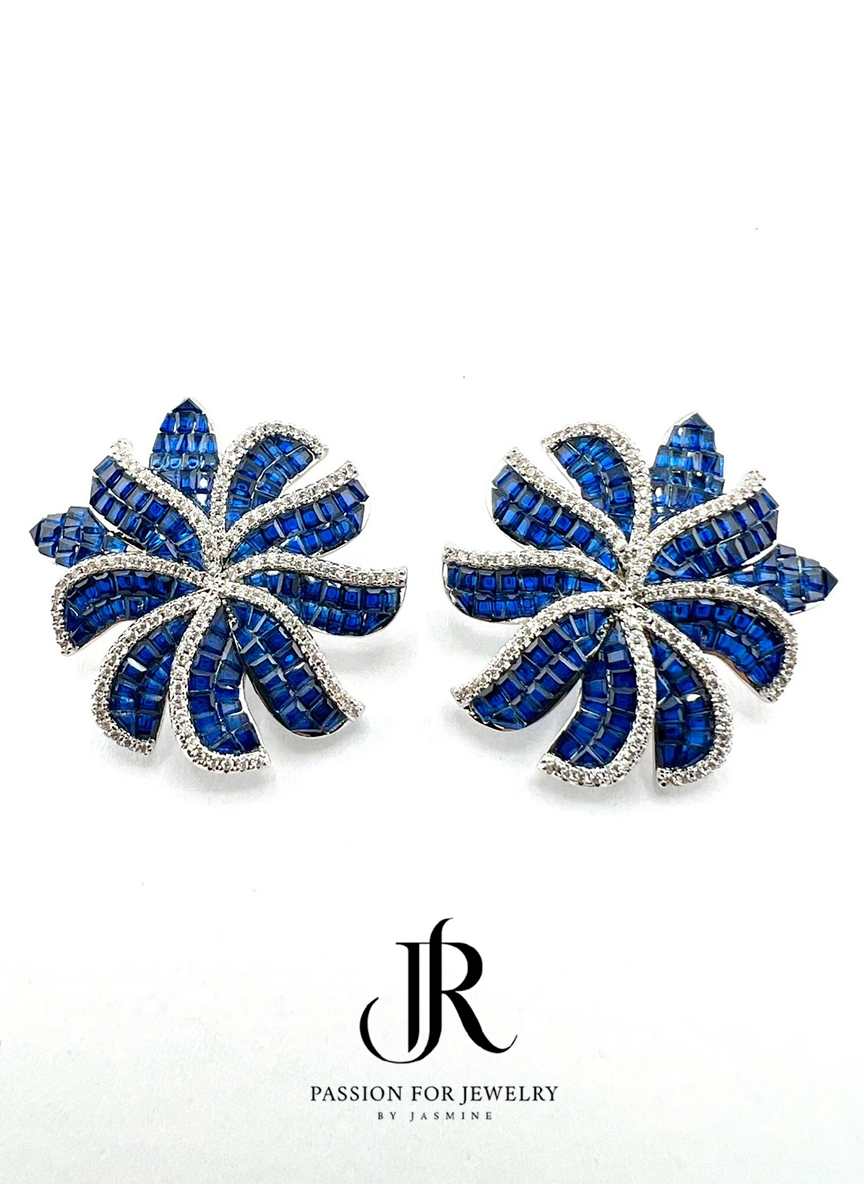 Blue Earrings (Invisible Collection)