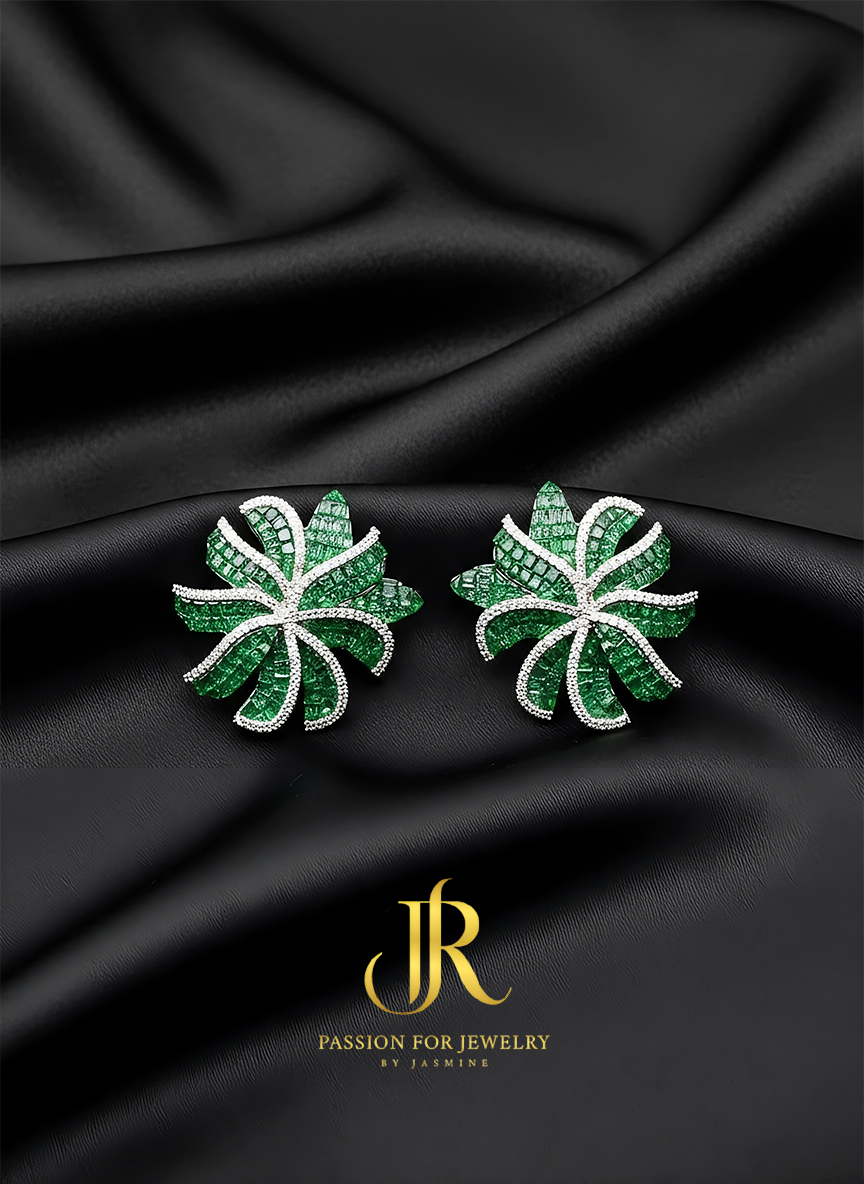 Intense Bloom Stud Earrings (Invisible Collection)