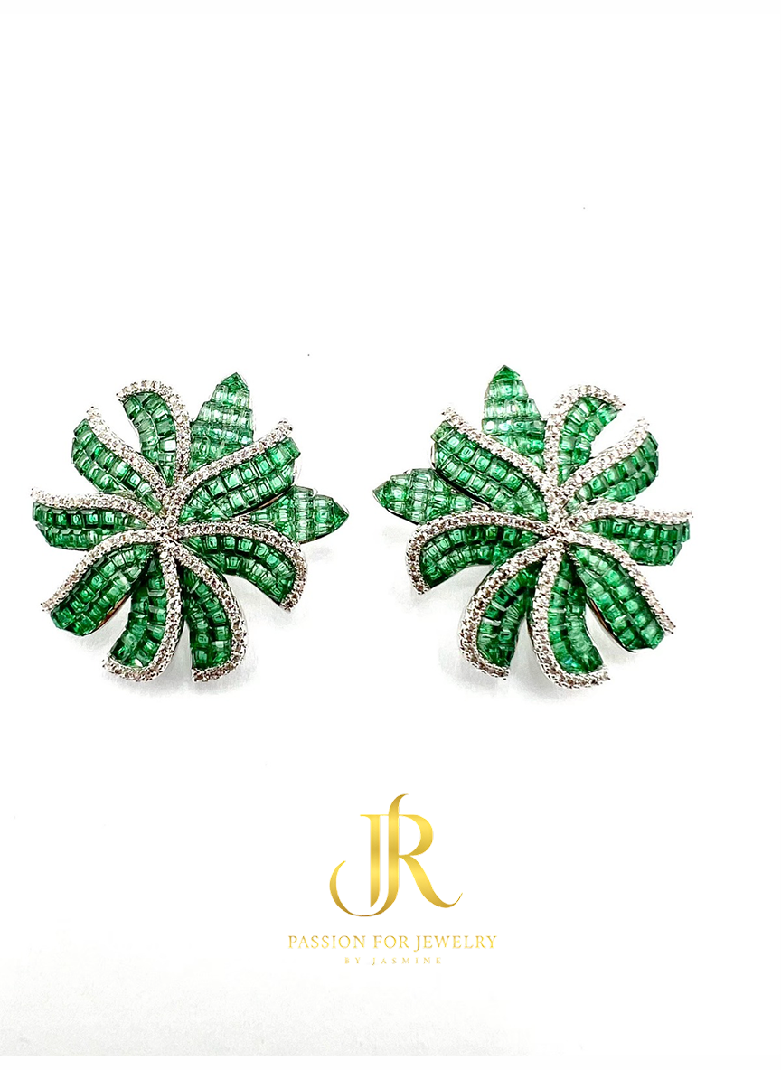 Intense Bloom Stud Earrings (Invisible Collection)
