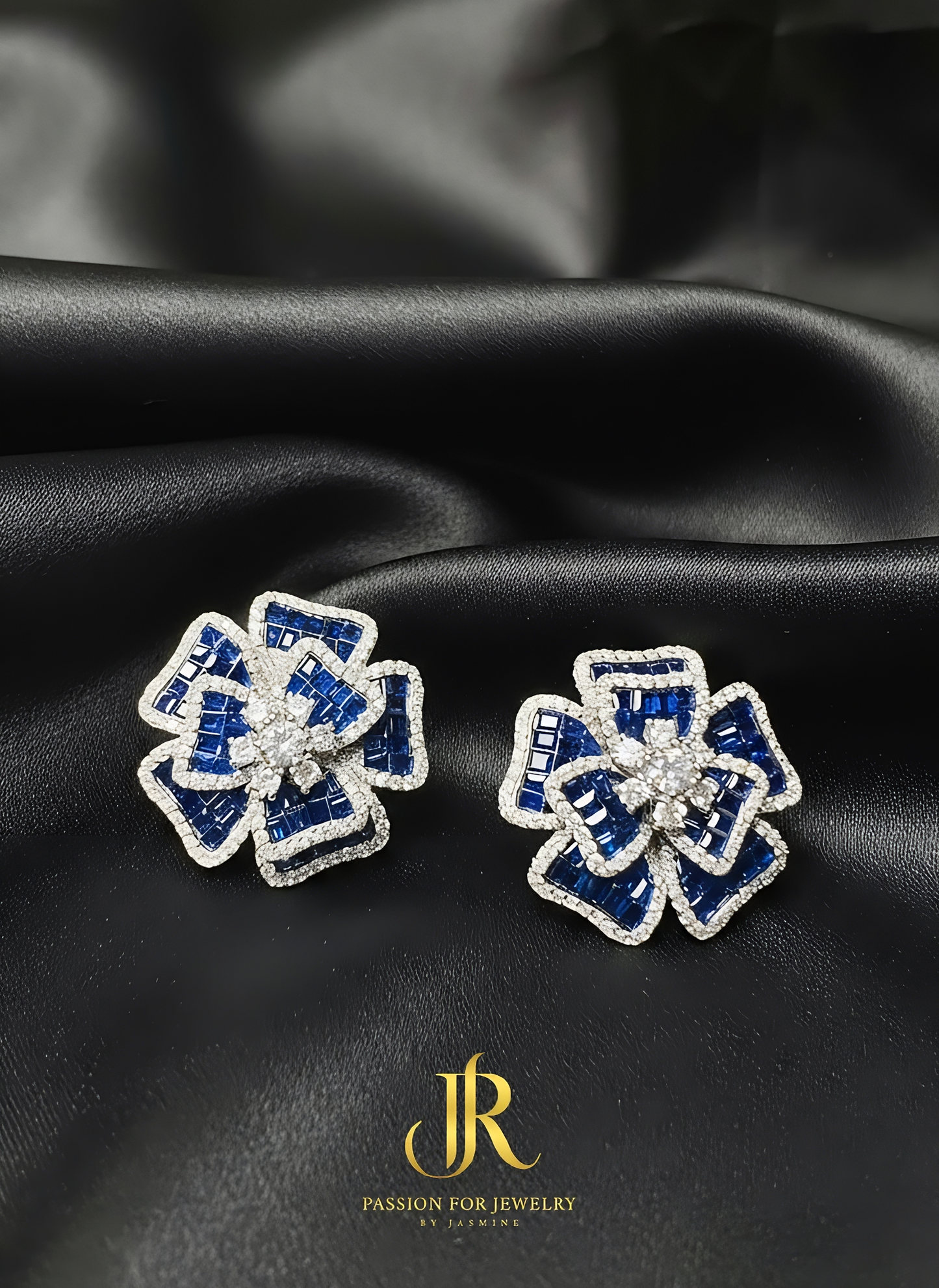 The Sapphire Earrings (Invisible Collection)